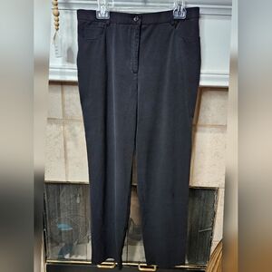 JM Collection Women's Black Chinos 12